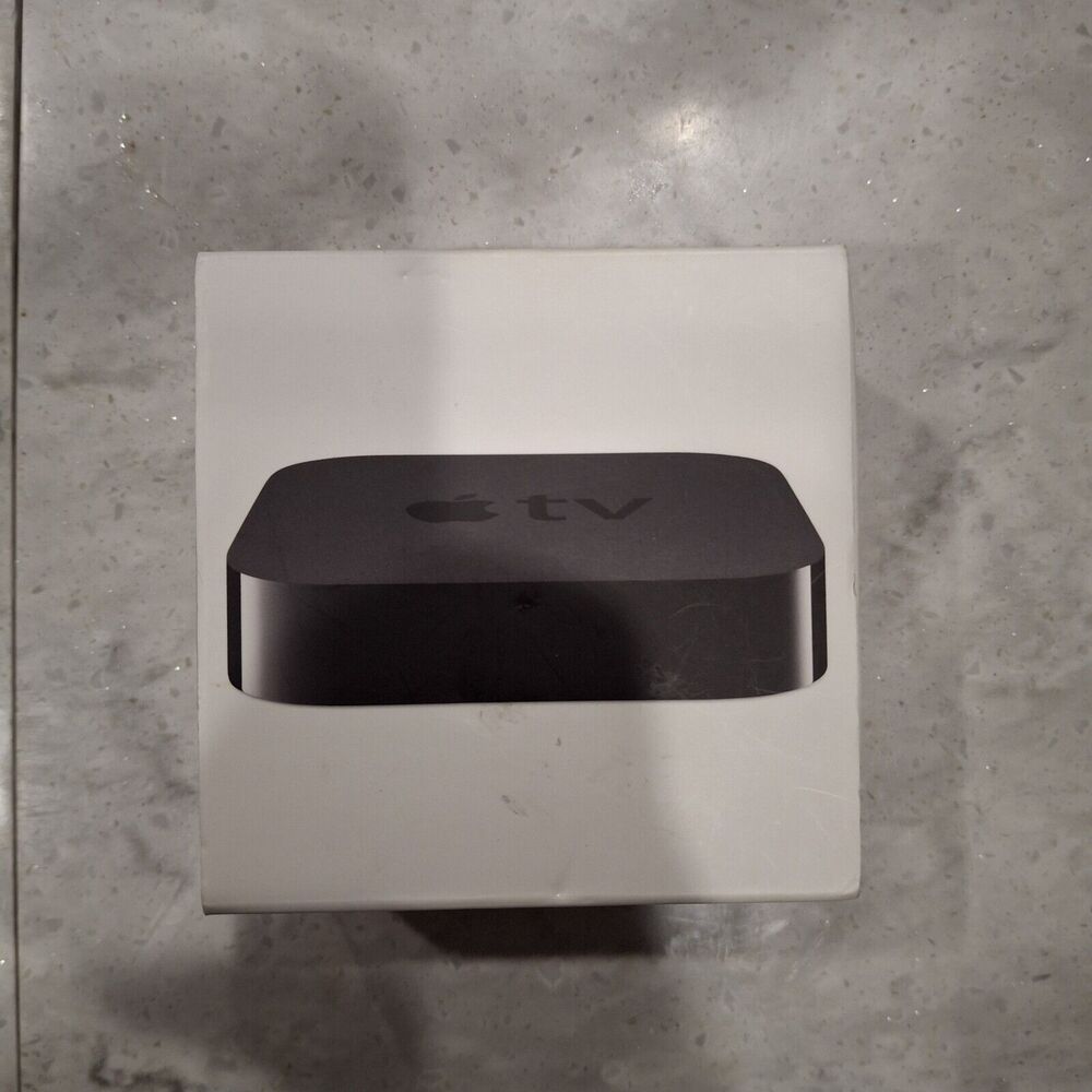 Apple TV MC572LL/A Model A 1378 Black With Remote Tested And Works